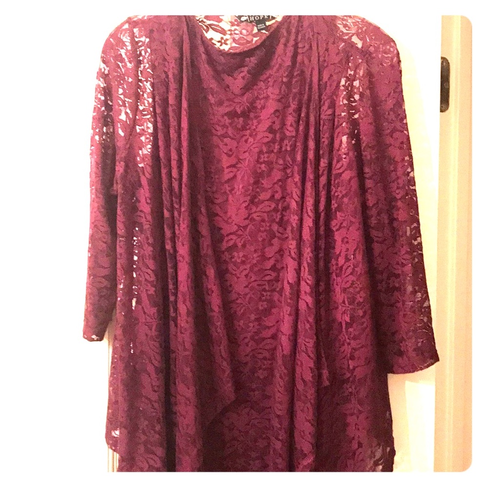 Plum Princess Lace Dress